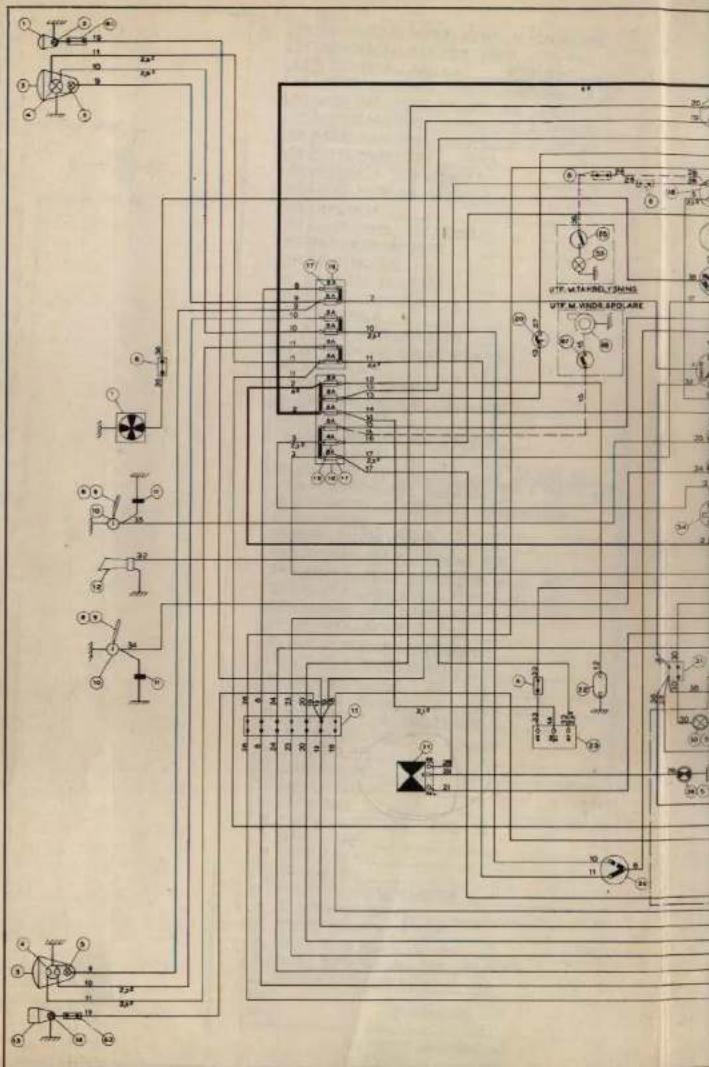 Technical schematic diagram with labeled components and connections, including UTR M. WINDS APOLARE and UTR M. TAKREDI SPINSE modules.