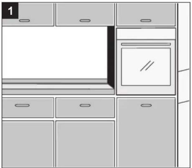 SAMSUNG BF62CCBST - Installation i et højt modul - 1