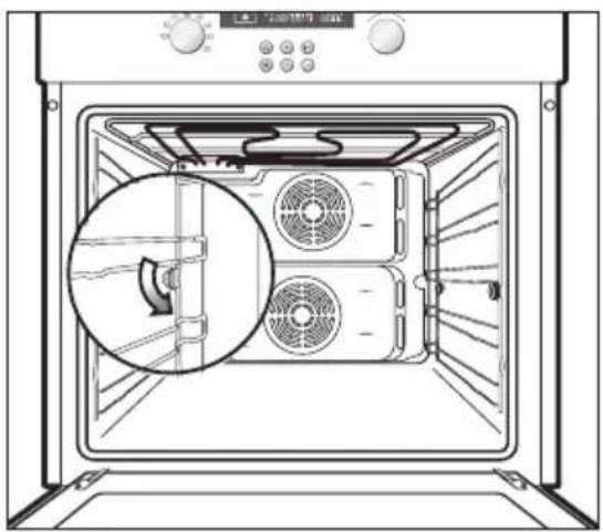 SAMSUNG BF62CCBST - Fjernelse af sides kinner - 1