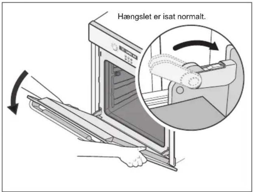 SAMSUNG BF62CCBST - Afmontering af lågen - 4