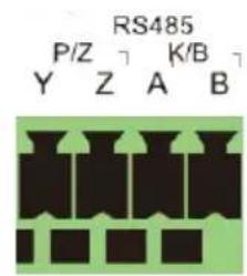 RS485 P/Z K/B Y Z A B