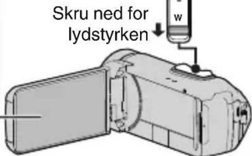 Skru ned for lydstyrken