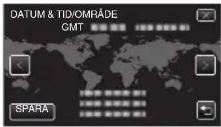 DATUM & TID/OMRÅDE GMT SPARA