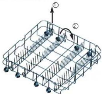 Technical diagram of a structural grid with labeled components and directional arrows