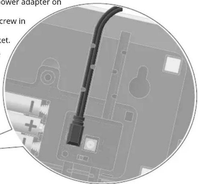 power adapter on crew in et.
