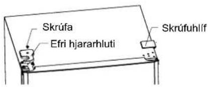 Skrúfa Efri hjararhluti Skrúfuhlíf