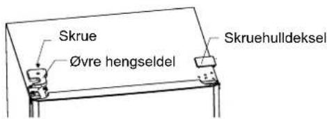 Skrue Øvre hengseldel Skruehulldeksel
