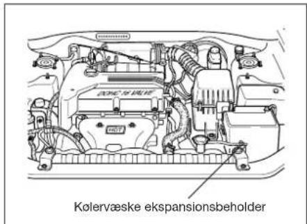 KIA Optima (2003) - - fjernelse af kølerdækslet - 1