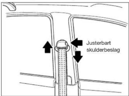 KIA Optima (2003) - Fastgørelse af sikkerhedsselen: - 3