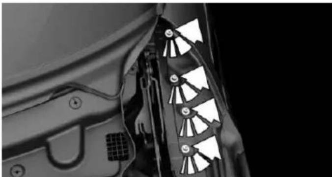 Close-up of a mechanical component with multiple blades and mounting holes (no visible text or symbols)