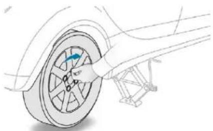 PEUGEOT iOn (2018) - Afmontering af et hjul - 3