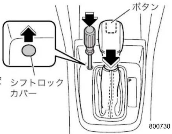 シフトロック カバー ボタン 800730