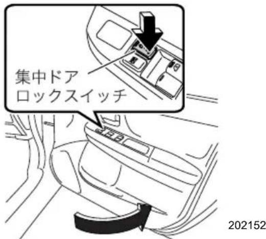 集中ドア ロックスイッチ 202152