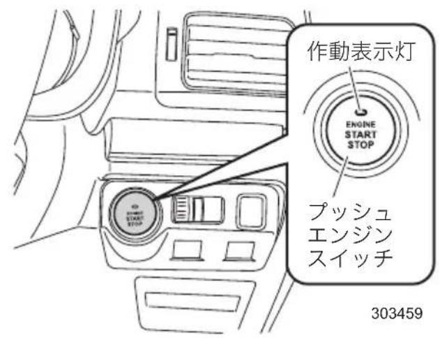 作動表示灯 ENGINE START STOP プッシュ エンジン スイッチ 303459