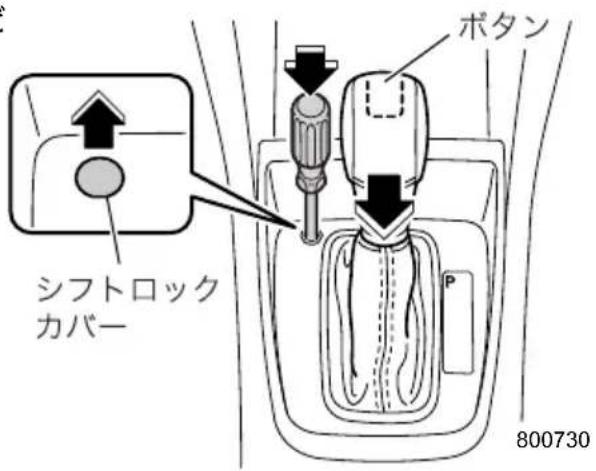 シフトロック カバー ボタン 800730
