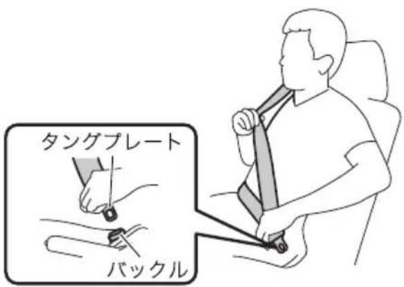 タングプレート バックル
