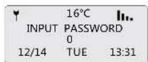 Indream 17000 - Indstilling af password (kontrolord) - 2