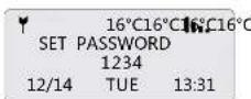 Indream 16000 - Indstilling af password (kontrolord) - 5