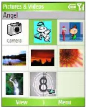Pictures & Videos Angel Camera View 1 Menu