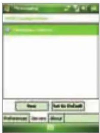 Screenshot of a legacy software interface with Chinese text, showing a green dialog box and control buttons.