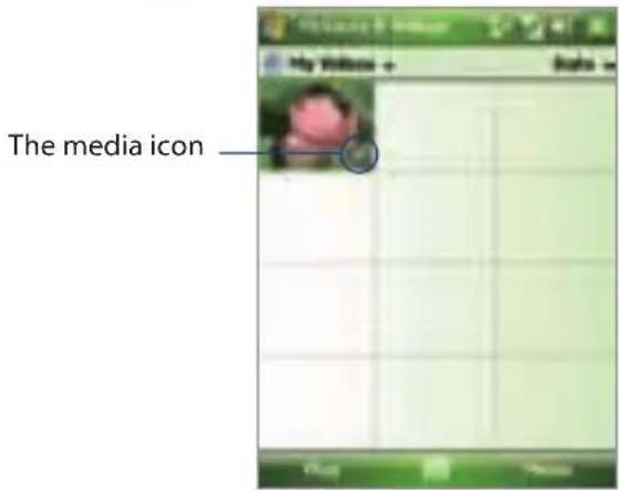 The media icon