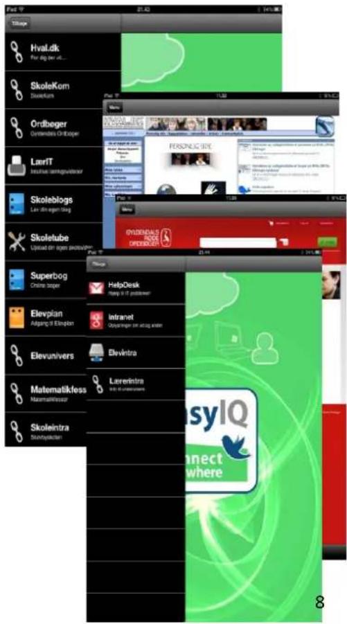 EasyIQ App (iOS) - Brug Linkssamling med Single sign-on - 1