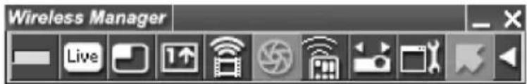 Wireless Manager Live 1↑ Wi-Fi 1↑ W-Fi 1↑ MOSI