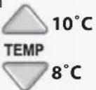 PANASONIC CU-QE9PKE - Indstilling af min. drifttemperatur - 1