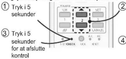 PANASONIC CU-NE18PKE - Enheden stopper, og TIMER-indikatoren blinker. - 1