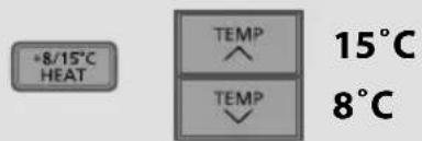 PANASONIC CU-Z35UFEA1 - Indstilling af min. drifttemperatur - 1