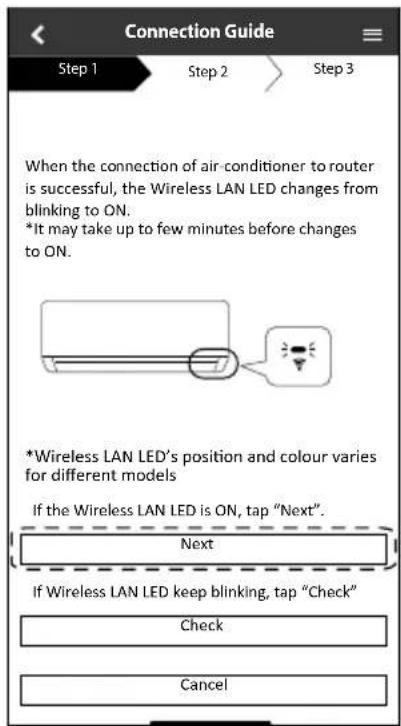 PANASONIC CU-HZ35UKE - Forbind til netværk vha. WPS-tilstand - 2