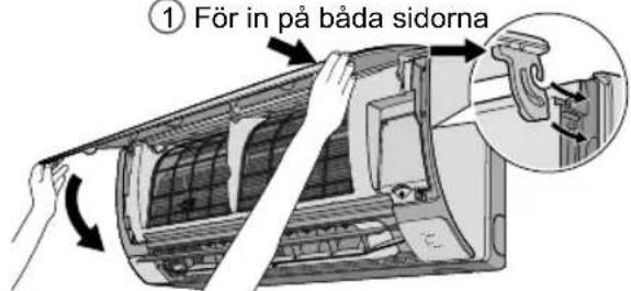 ① För in på båda sidorna