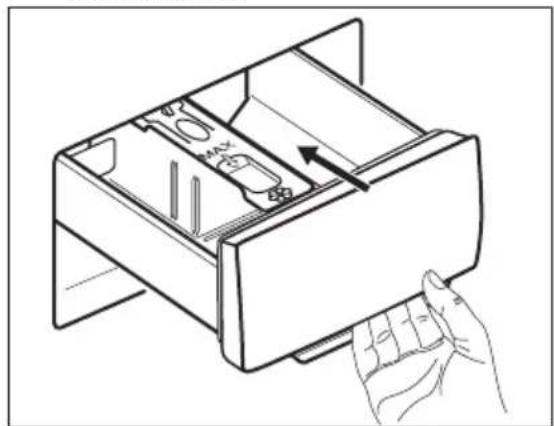 ELECTROLUX EW6S6647C7 - Ændring af vaskemiddelskillerens position. - 4