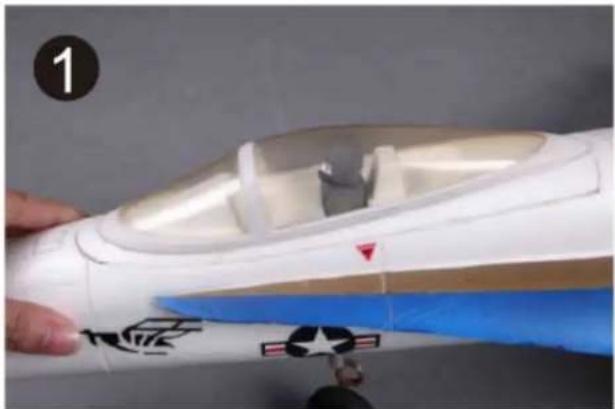 FMS F18 Vigilantes - Check the motor rotating direction - 1
