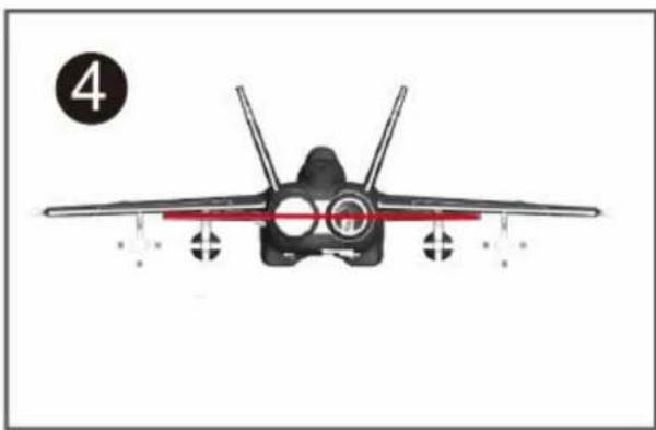 FMS F18 Vigilantes - Install the horizontal stabilizer - 4