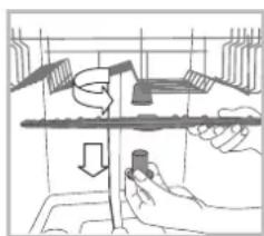 BAUKNECHT GCX 825 - Cleaning the spray arms - 1
