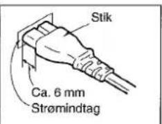 PANASONIC SL-PD8 - Isætning af stikket - 1