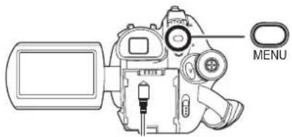 PANASONIC VDR-D310E - Tryck på MENU-knappen för att visa PictBridge-menyerna. - 1
