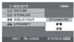 PANASONIC VDR-D310E - Välj inställningen för sidlayout i [SIDLAYOUT]. - 1