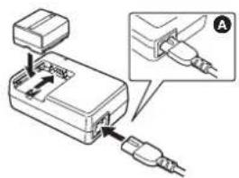 PANASONIC VDR-D310E - Ladda batteriet - 1