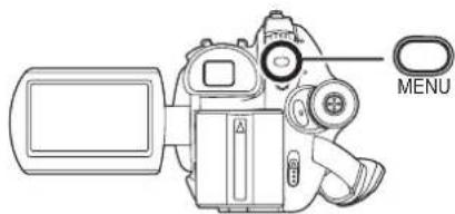 PANASONIC VDR-D310E - styrspaken nedåt för att ställa in delningspunkten. - 2