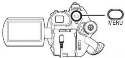 PANASONIC VDR-D310E - Tilslut denne enhed til lysnetadapteren. - 1