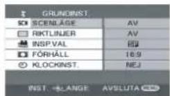 PANASONIC VDR-D310E - Använda menyskärmen - 8