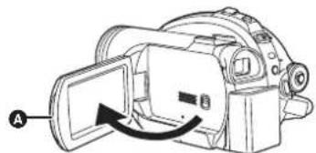 PANASONIC VDR-D310E - Använda LCD-skärmen - 1