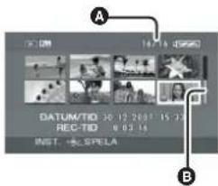 PANASONIC VDR-D310E - Välj den scen du vill spela upp. - 1