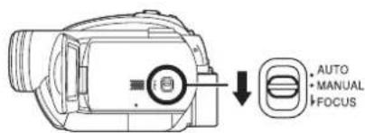 PANASONIC VDR-D310E - Manuell fokusjustering - 1