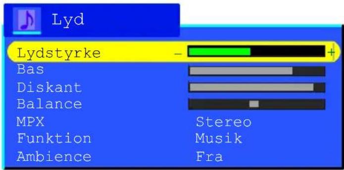 PANASONIC TX-32PM1F - MedlydmenuenkanDeindstillealleaspekteraflydkvalitetenefteregetvalg - 3