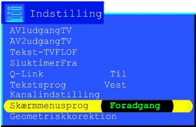 PANASONIC TX-32PM1F - DaDeførsteganginstalleredeTV-apparatet,blevOnScreensprogetindstillet efterdetvalgteland.HvisDeønskeratanvendeetandetsprog,kandet vælgesiOnScreensprogmenuen - 3