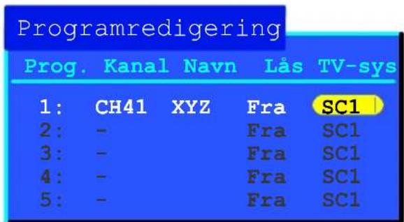 PANASONIC TX-32PM1F - SådanændresTV-systemetforen programposition - 3