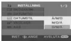 PANASONIC VDR-D300E - - Ändra indikeringsstil - 1